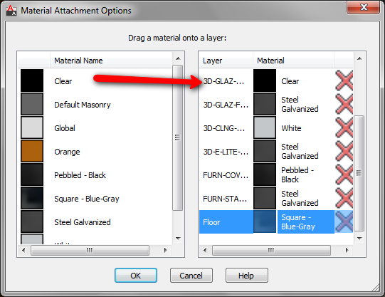 autocad material library 2011