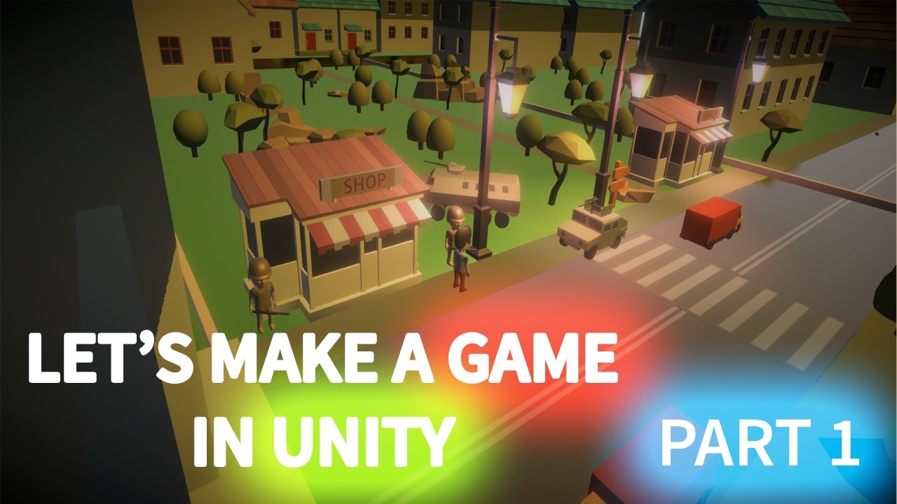 how to make a game with unity